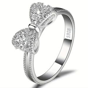 925 Sterling Silver Bow Ring